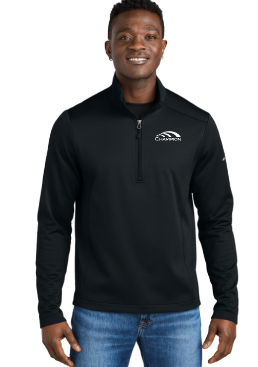 Champion Embroidered Eddie Bauer Mens 1/4 Zip