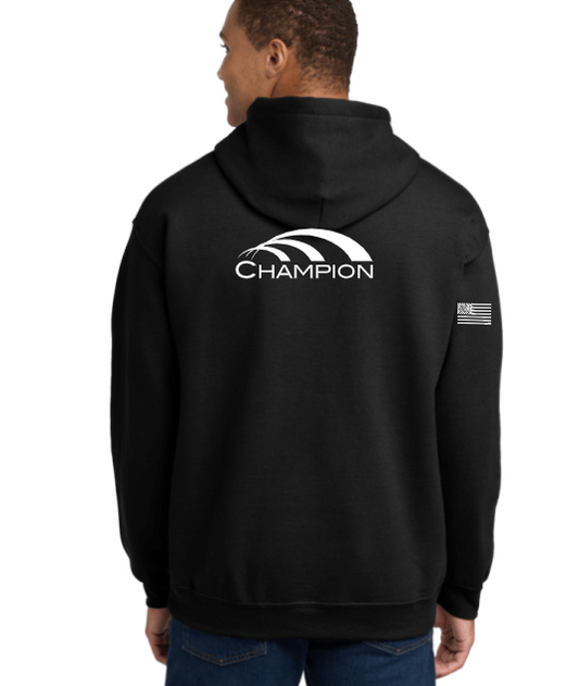 Champion Sweatshirt with American Flag sleeve