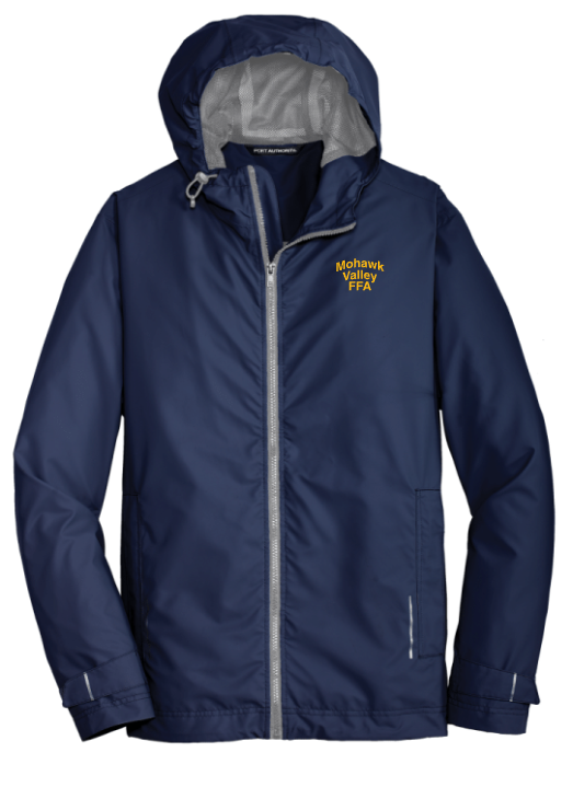Mens Rain Jacket MV FFA-Embroidered