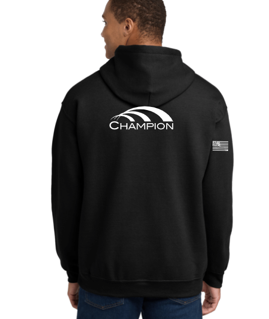 Champion Sweatshirt with American Flag sleeve