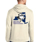 NY Brown Swiss Hooded Sweatshirt
