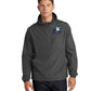 NY Brown Swiss Pullover 1/4 zip Jacket